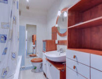 bathroom, sink, indoor, bathtub, wall, plumbing fixture, tap, shower, ceiling